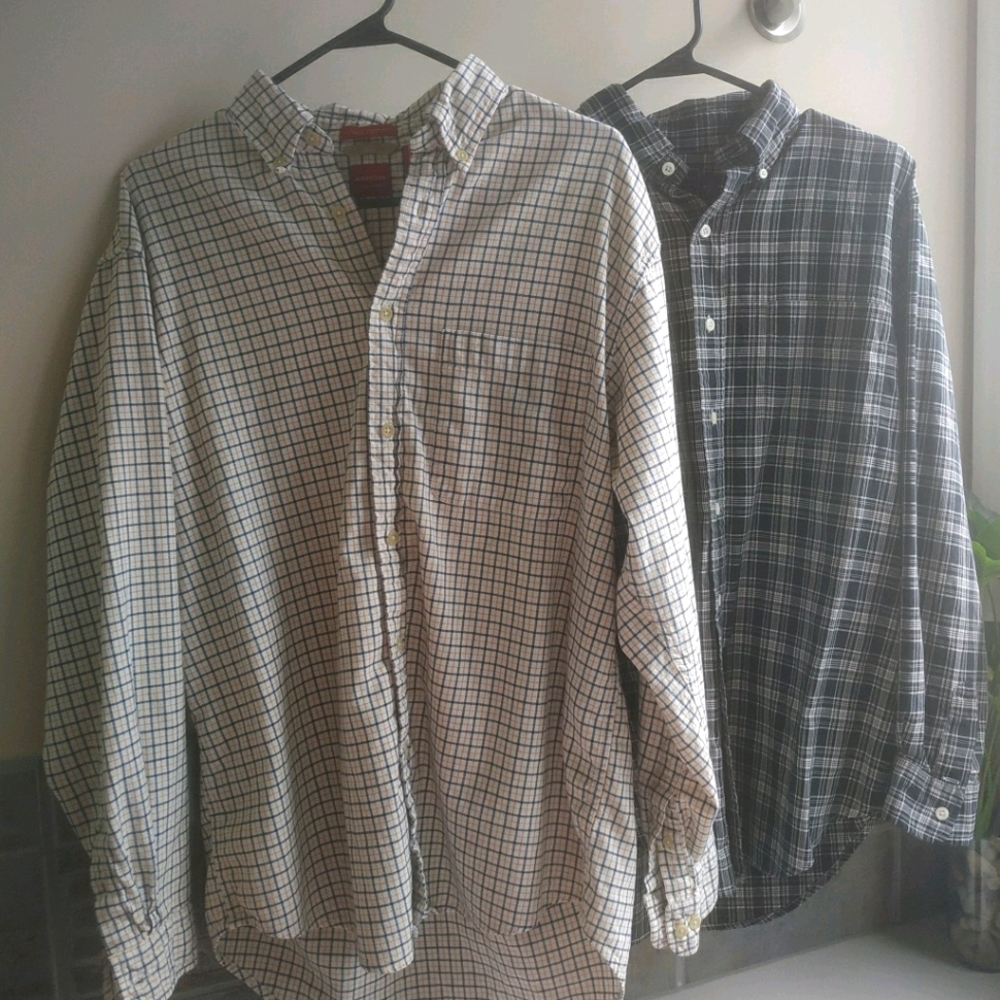 Men's bundle / set of 2 long sleeve button downs